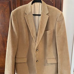 Men’s  Dockers corduroy jacket sz 44L. Beige